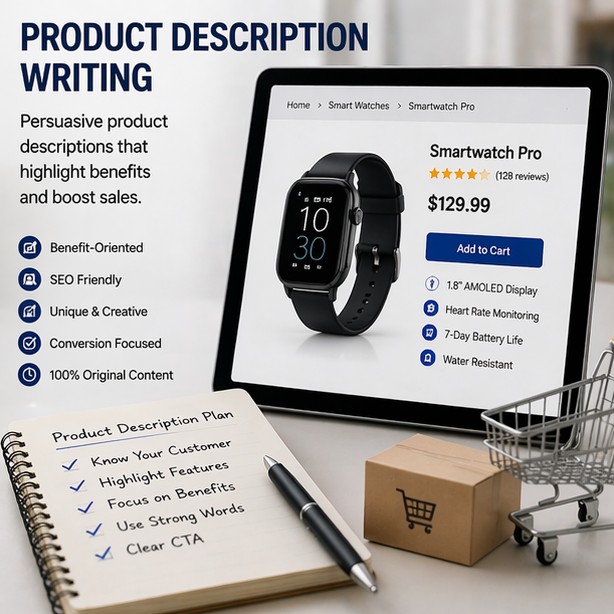 Product descriptions — 10 items