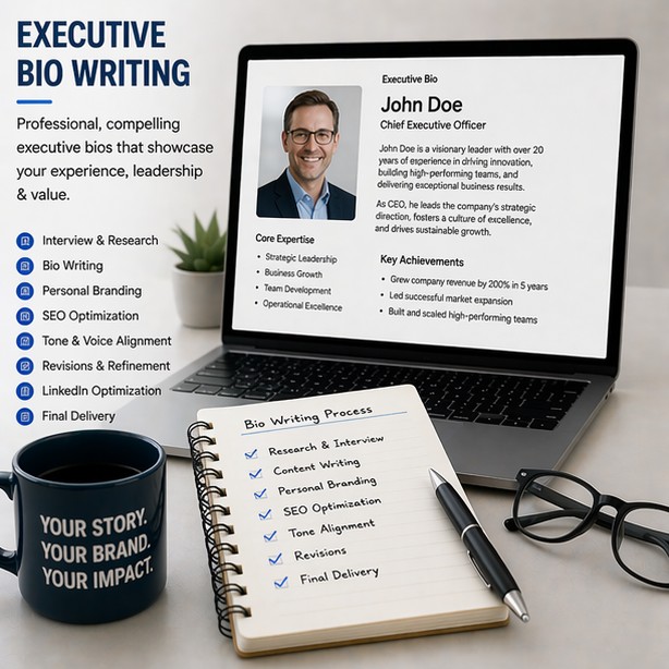 Executive bio writing