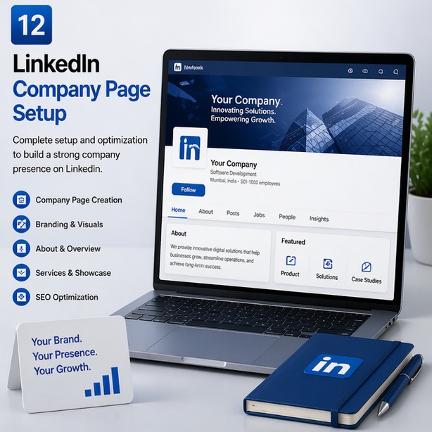 LinkedIn company page setup