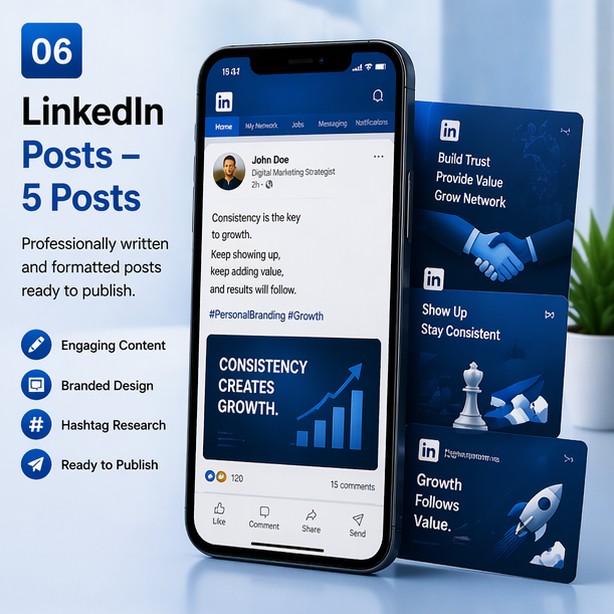 LinkedIn posts — 5 posts