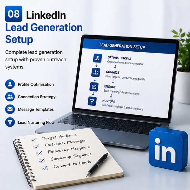 LinkedIn lead generation setup