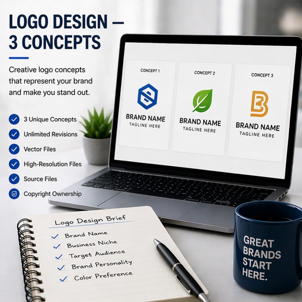 Logo design — 3 concepts