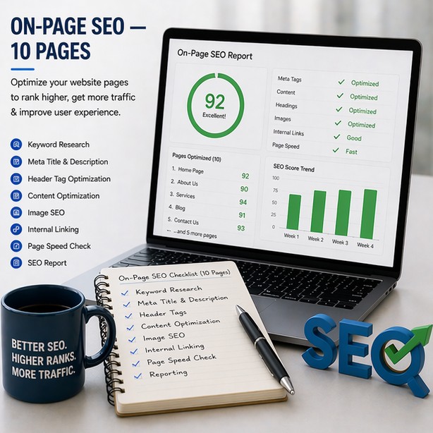 On-page SEO — 10 pages